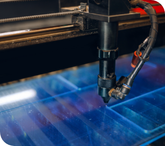 Laser Cutting Machine In Use